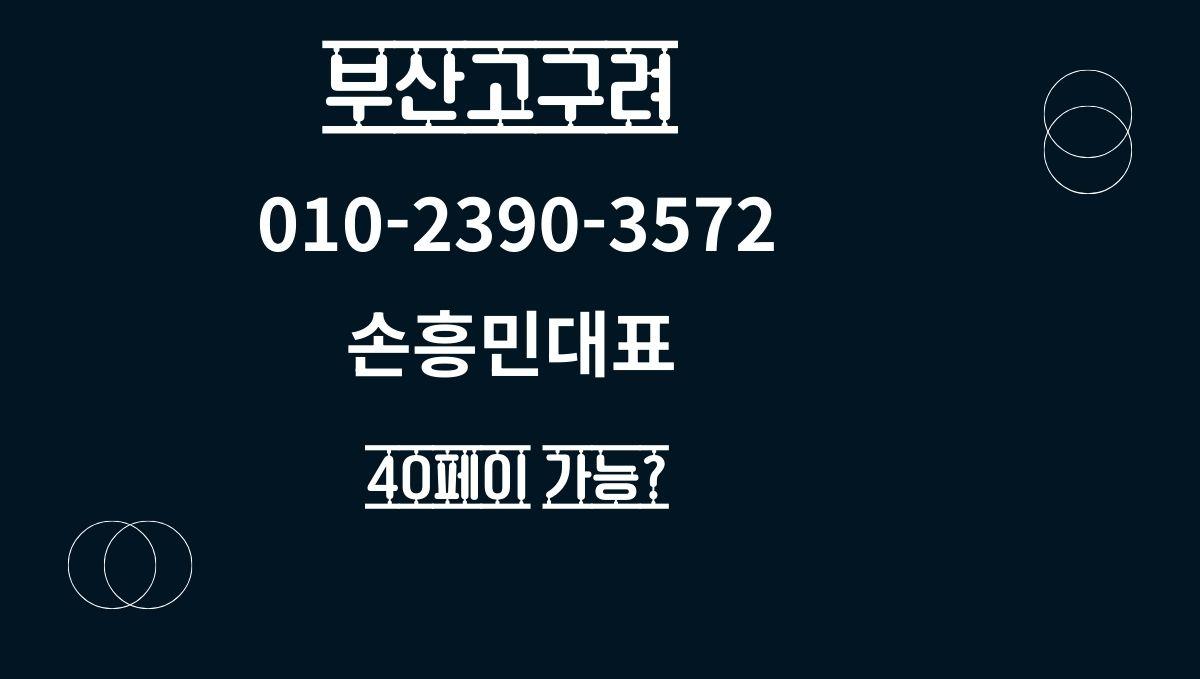 부산고구려 손흥민대표 40페이 정찰제 시스템 예약 대표 이미지